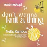 We're at Nell's Pizza at Kampus this week! 
Who's joining us for 🧶🍷🍕✨??

We'll be in the back booth area (our usual spot) - Head in the main door, turn left at the bar, follow to the end and you'll see us on the right.

#manchesterdrunkenknitwits #drunkenknitwits #drunkknitting #craftclub #meetup